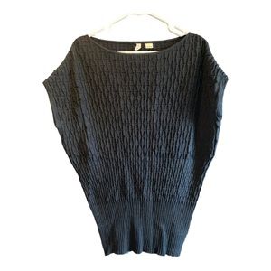 Anthropologie Moth women’s cap sleeve wool blend geometrical knit sweater